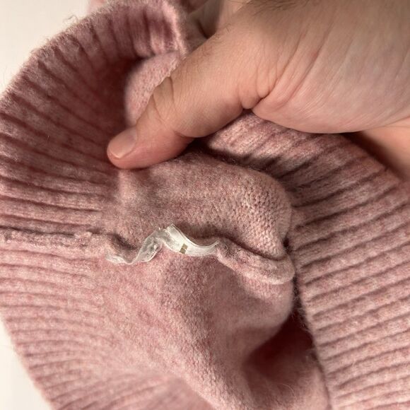 Loft Cat Mom Sweater Women's Large Pink Knit Long Sleeve Round Neck Pullover - Picture 6 of 7